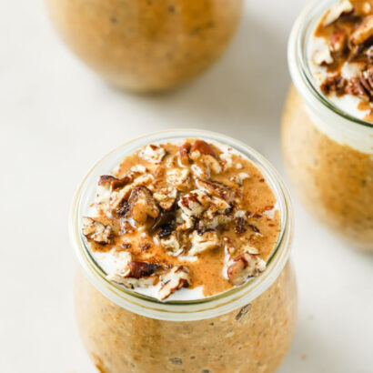Keto Pumpkin Pie Overnight Oats
