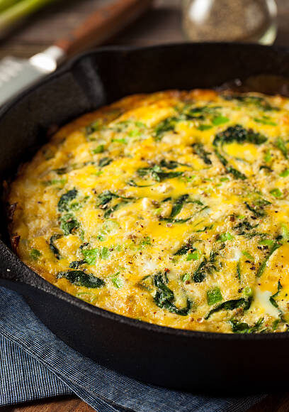 Thumbnail for Spinach Frittata Recipe