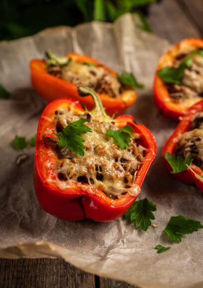 Thumbnail for Low-Carb Stuffed Peppers Made Simple
