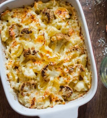 Creamy Cauliflower Mac and Cheese