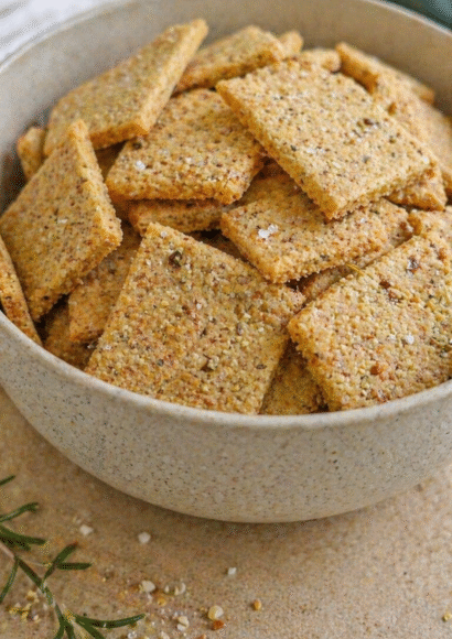 Thumbnail for Easy Keto Crackers Recipe (Crunchy, Gluten-Free & Low-Carb)