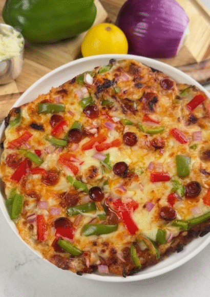 Thumbnail for Best Chicken Crust Pizza Recipe (Zero Carb, High Protein & Keto)