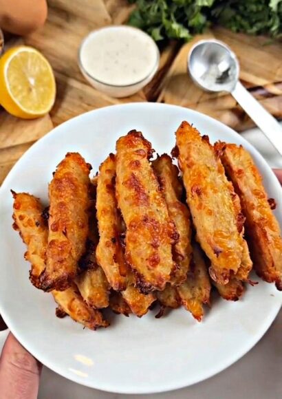 Thumbnail for Crispy Zero Carb Chicken Fries (High Protein Keto Snack Recipe)