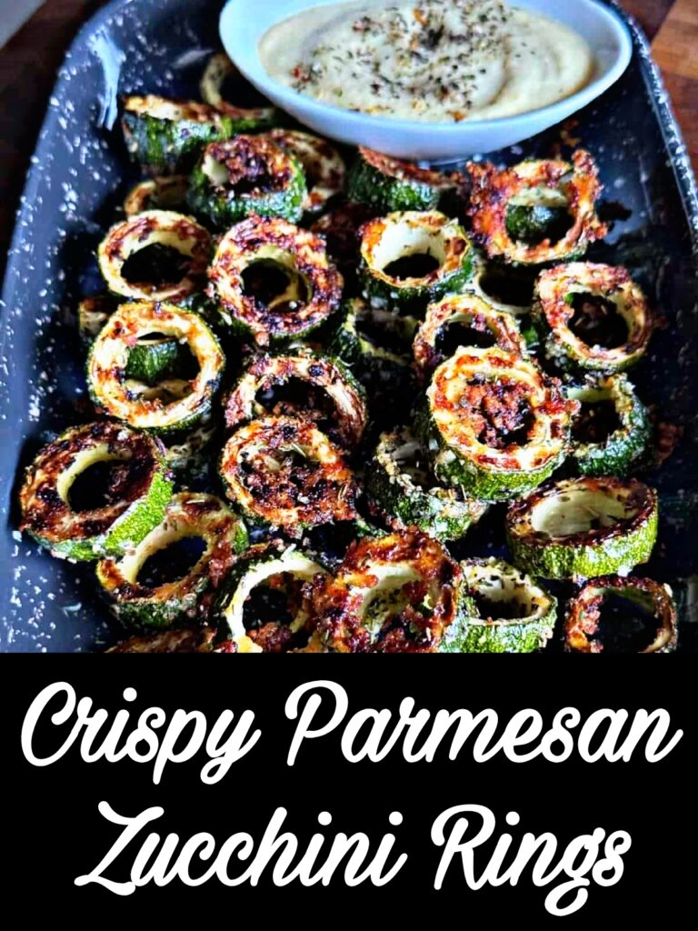 Ultimate Crispy Parmesan Zucchini Rings with Creamy Garlic Dip