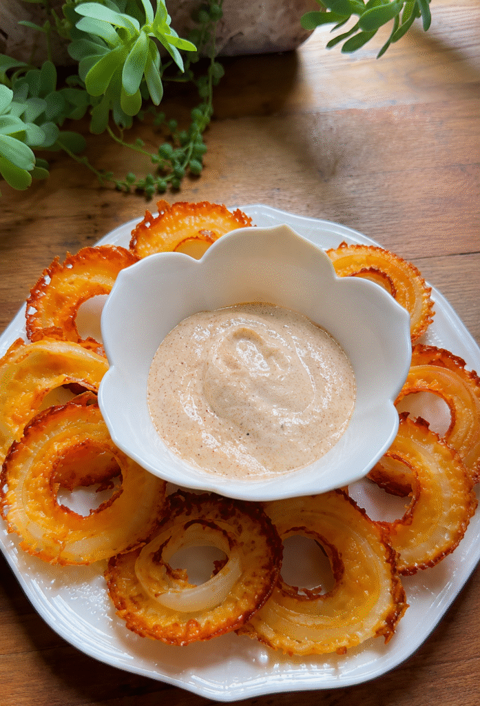 2-Ingredient Crispy Onion Ring Chips (Keto & Low Carb)
