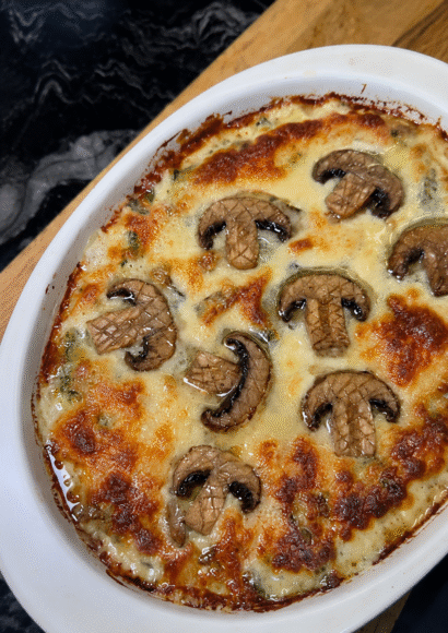 Thumbnail for Creamy Stuffed Mushroom Dip (Low-Carb & Ultra-Cheesy!)