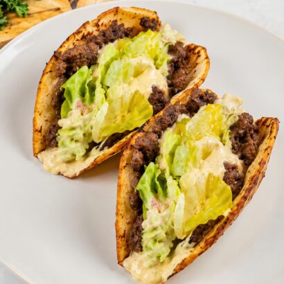Crispy Big Mac Smash Burger Taco Keto Recipe (15 Minutes!)