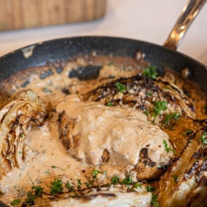 Garlic Butter Melting Cabbage Recipe (That Viral Low-Carb Side!)