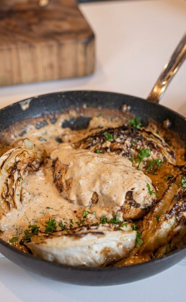 Garlic Butter Melting Cabbage Recipe (That Viral Low-Carb Side!)