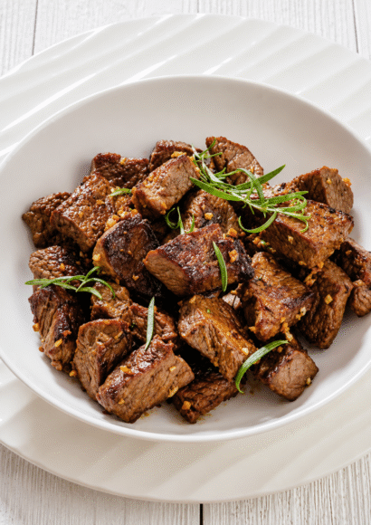 Thumbnail for Easy Air Fryer Steak Bites Recipe (Juicy & Tender in 5 Minutes!)