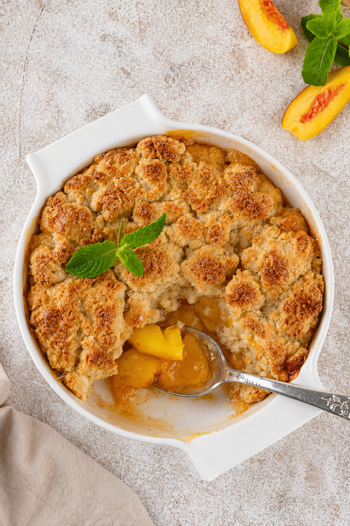 Best Sugar-Free Keto Peach Cobbler