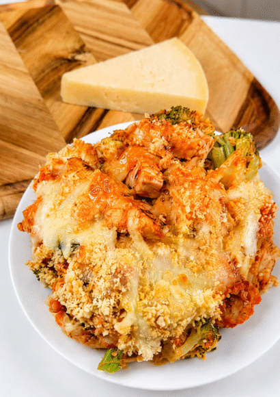 Thumbnail for 10-Minute Air Fryer Low Carb Chicken Parm Dinner (So Easy!)