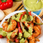10-Minute Air Fryer Shrimp Fajitas (Crispy Low Carb Recipe)