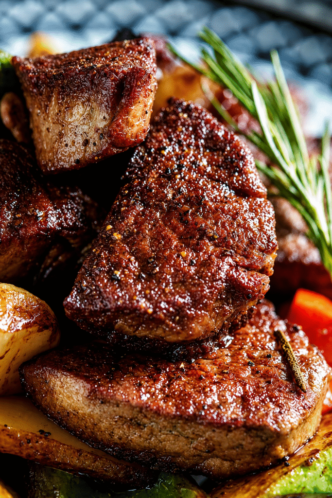 Easy Air Fryer Steak Bites Recipe (Juicy & Tender in 5 Minutes!)