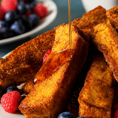 Crispy Keto French Toast Sticks (Low Carb & Diner Style!)