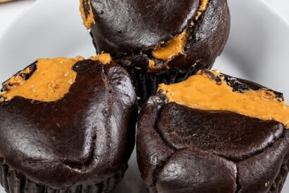 Thumbnail for Best High Protein Chocolate Peanut Butter Muffins
