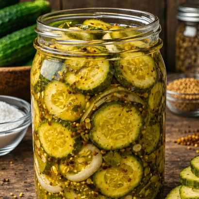 Easy Sugar Free Bread and Butter Pickles Recipe (Extra Crunchy!)