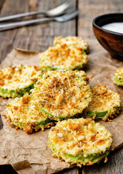 Thumbnail for Ultra Crispy Baked Zucchini Chips