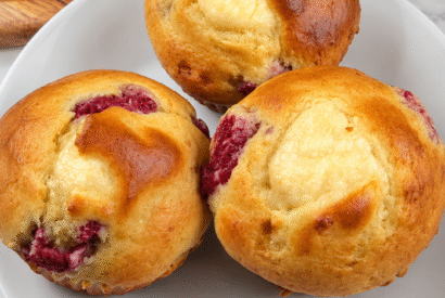 Thumbnail for Best Low Carb Raspberry Cheesecake Muffins