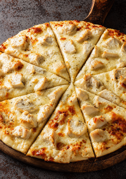Thumbnail for Low Carb Chicken Alfredo Pizza Recipe (Gluten-Free)