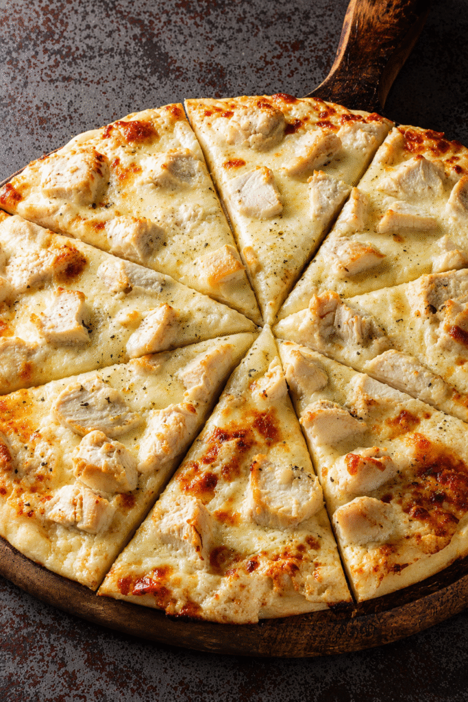 Low Carb Chicken Alfredo Pizza Recipe