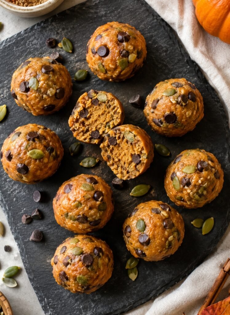 Easy No-Bake Pumpkin Protein Balls (Low Carb & Grain-Free!)
