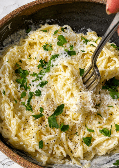 Thumbnail for Best Keto Spaghetti Squash Alfredo (Low-Carb Pasta)