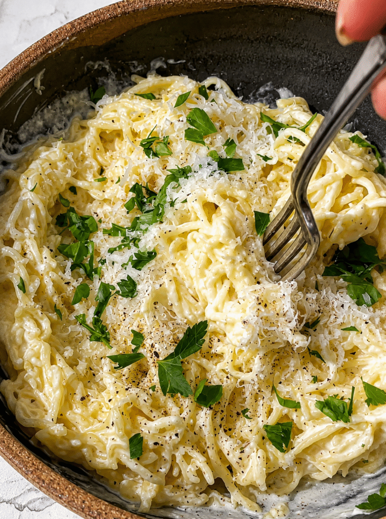 Best Keto Spaghetti Squash Alfredo (Low-Carb Pasta)