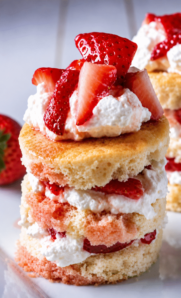 Easy Keto Strawberry Shortcake Recipe (Flaky & Tender!)